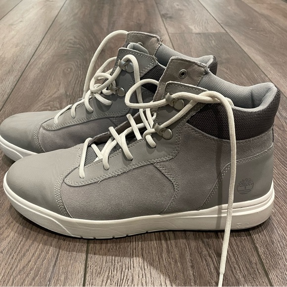 Timberland Other - Timberland Men's Light Gray High-Top Sneakers